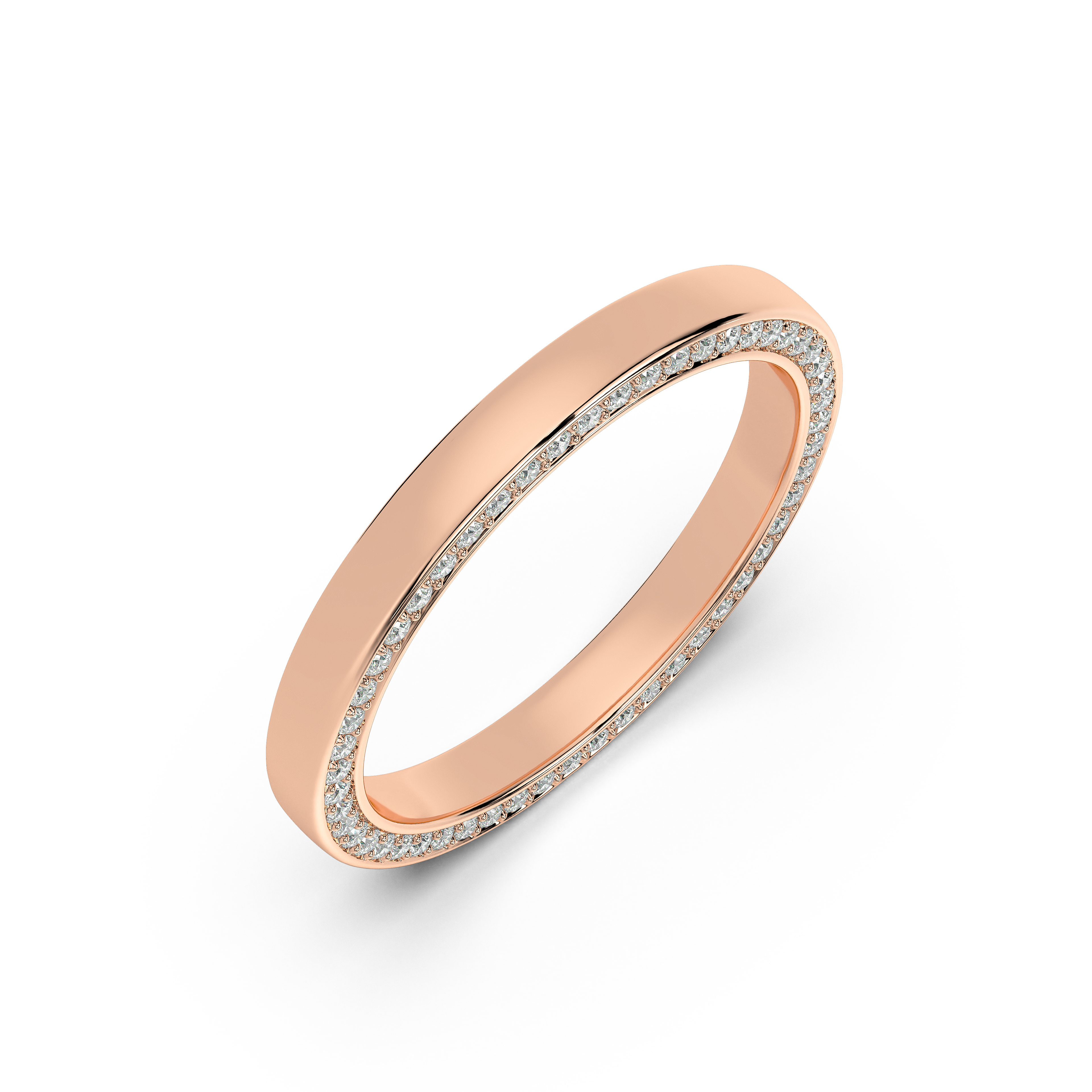 Cassis Pavé Profile Eternity Band