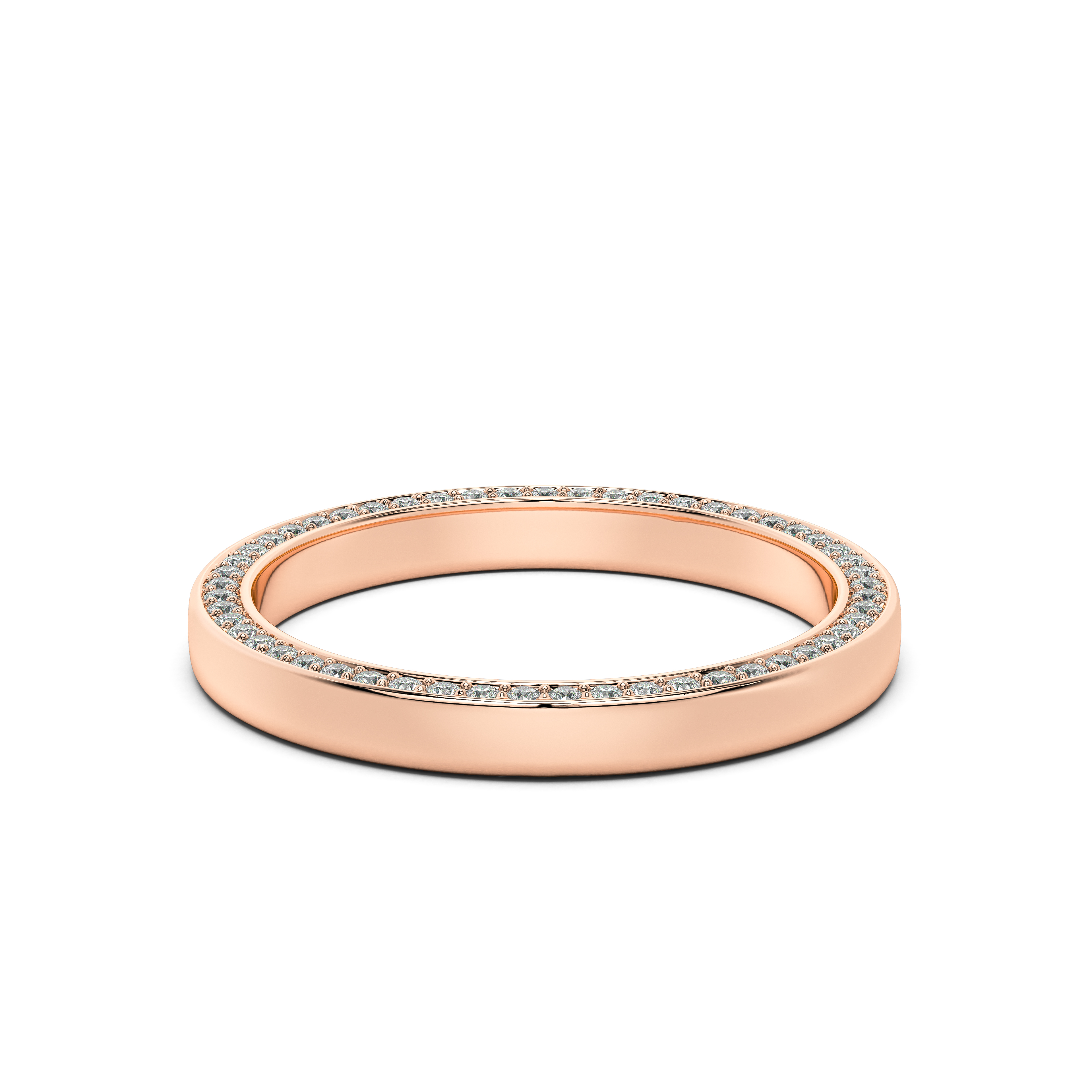 Cassis Pavé Profile Eternity Band