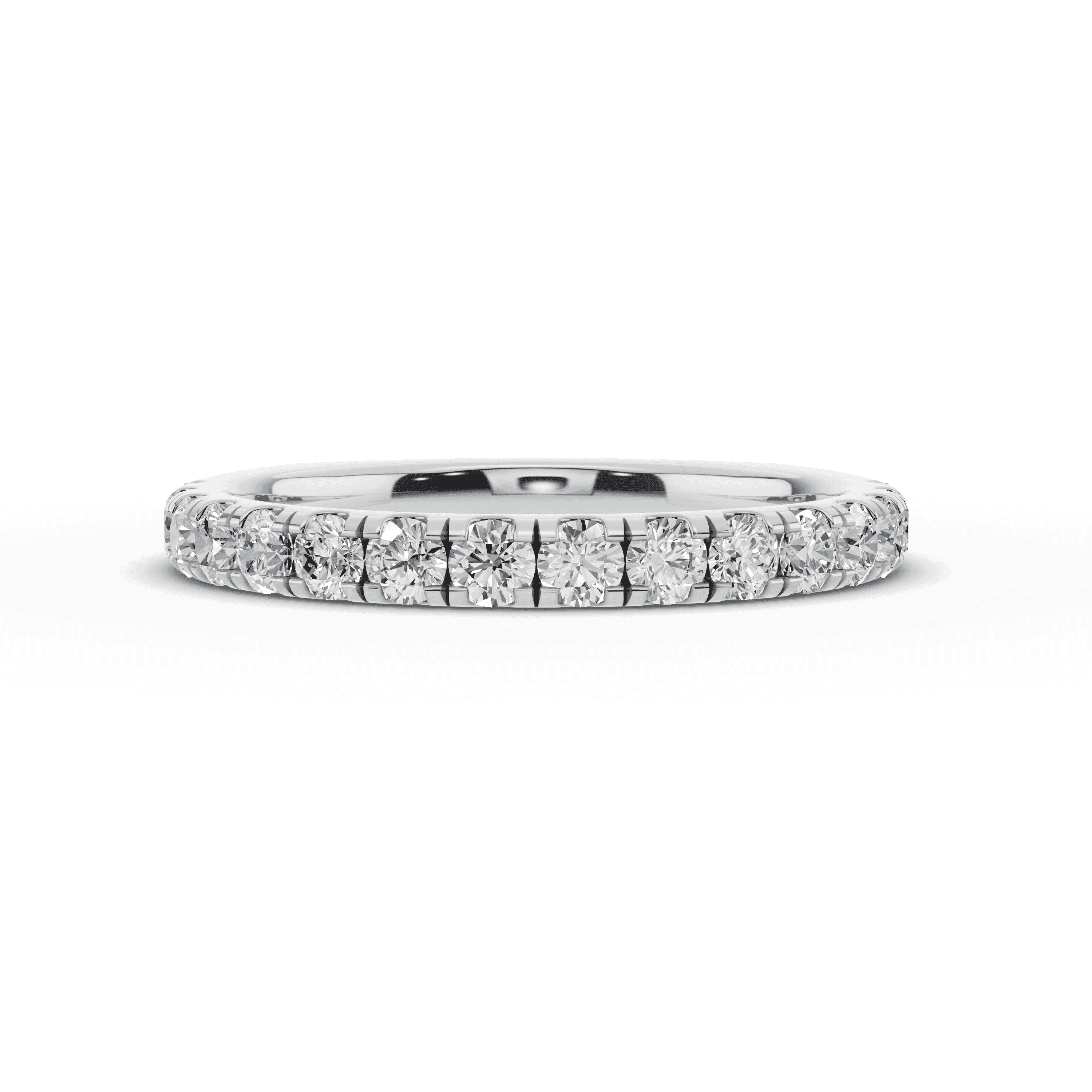 Signature Hearts & Arrows Pavé Lab Euroshank Band (½ ct. tw.)
