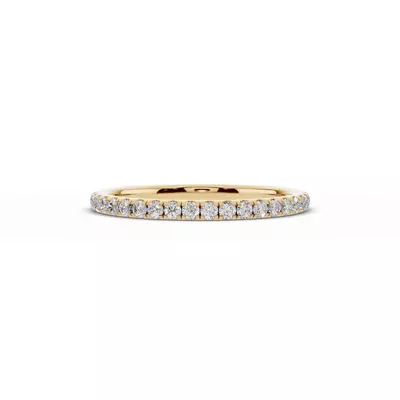 Tradition Pavé Lab Euroshank Wedding Band (¼ ct. tw.)