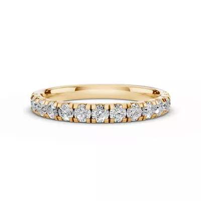 Signature Hearts & Arrows Pavé Lab Wedding Band (0.65 ct. tw.)