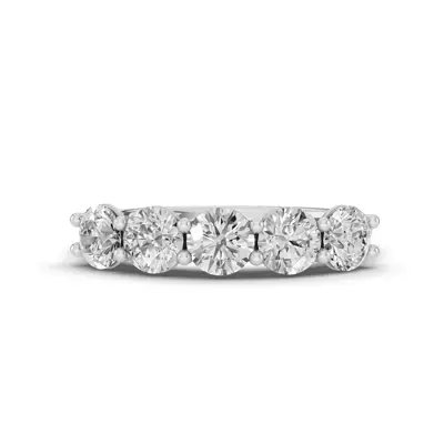 Tradition U-Prong Five-Stone Lab Diamond Band (1.50 ct. tw.)