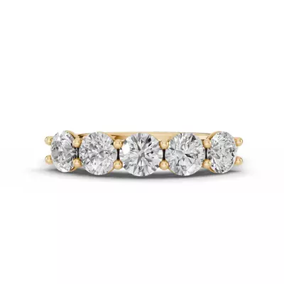 Tradition U-Prong Five-Stone Lab Diamond Band (1.50 ct. tw.)