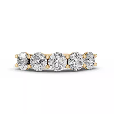Tradition U-Prong Five-Stone Lab Diamond Band (2.00 ct. tw.)