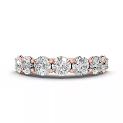Tradition U-Prong Seven-Stone Lab Diamond Band (3.00 ct. tw.)