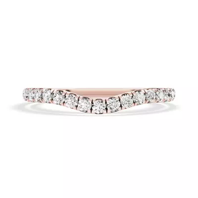 Signature Hearts & Arrows Contoured Band (.30ct. tw.)