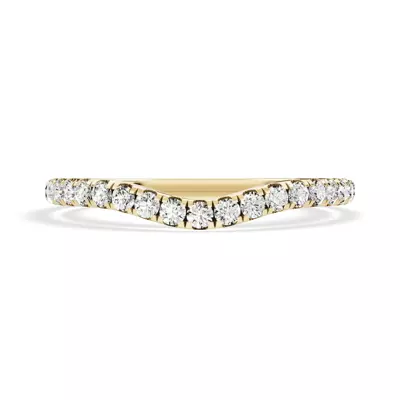 Signature Hearts & Arrows Curved Band (.25ct. tw.)