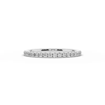 Signature Hearts & Arrows Pavé Euroshank Wedding Band (¼ ct. tw.)
