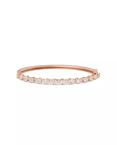 Bezel Sequence Lab Diamond Bangle (1.80 ct. tw.)