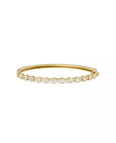 Bezel Sequence Lab Diamond Bangle (1.80 ct. tw.)