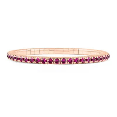 Seamless Stretch Ruby Bracelet