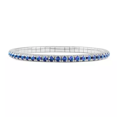 Seamless Stretch Sapphire Bracelet