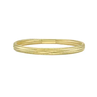 Mesh Stretch Gold Bracelet (5.4mm)