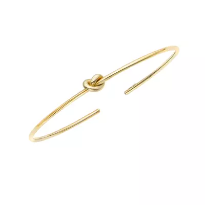 Love Knot Gold Cuff