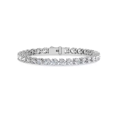 Three-Prong Lab Diamond Tennis Bracelet (10 ct. tw.) - 6.5 In.