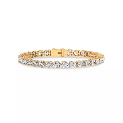 Three-Prong Diamond Tennis Bracelet (10 ct. tw.) - 7.5 In.