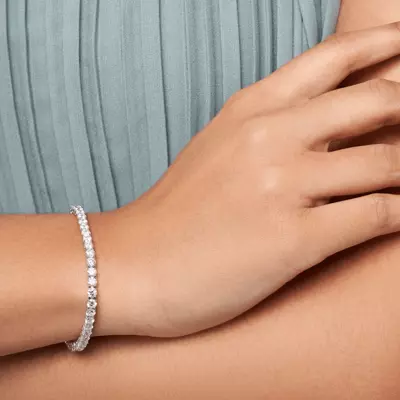 Four-Prong Diamond Tennis Bracelet (10 ct. tw.) - 7.5 In.