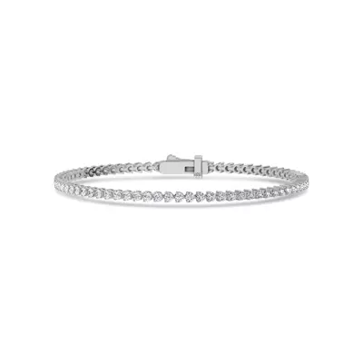 Three-Prong Lab Diamond Tennis Bracelet (2 ct. tw.) - 6.5 In.