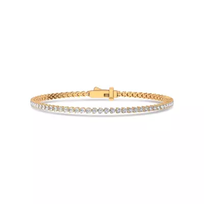 Three-Prong Lab Diamond Tennis Bracelet (2 ct. tw.) - 7.5 In.