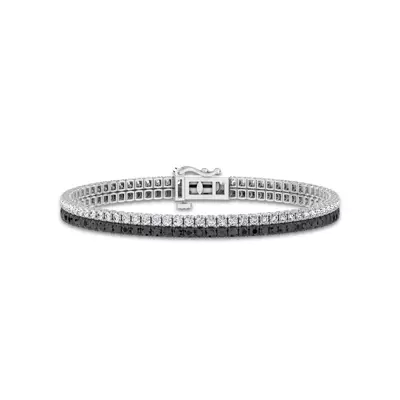 Midnight Runway Lab Diamond Tennis Bracelet (3.43 ct. tw.) by Christian Siriano