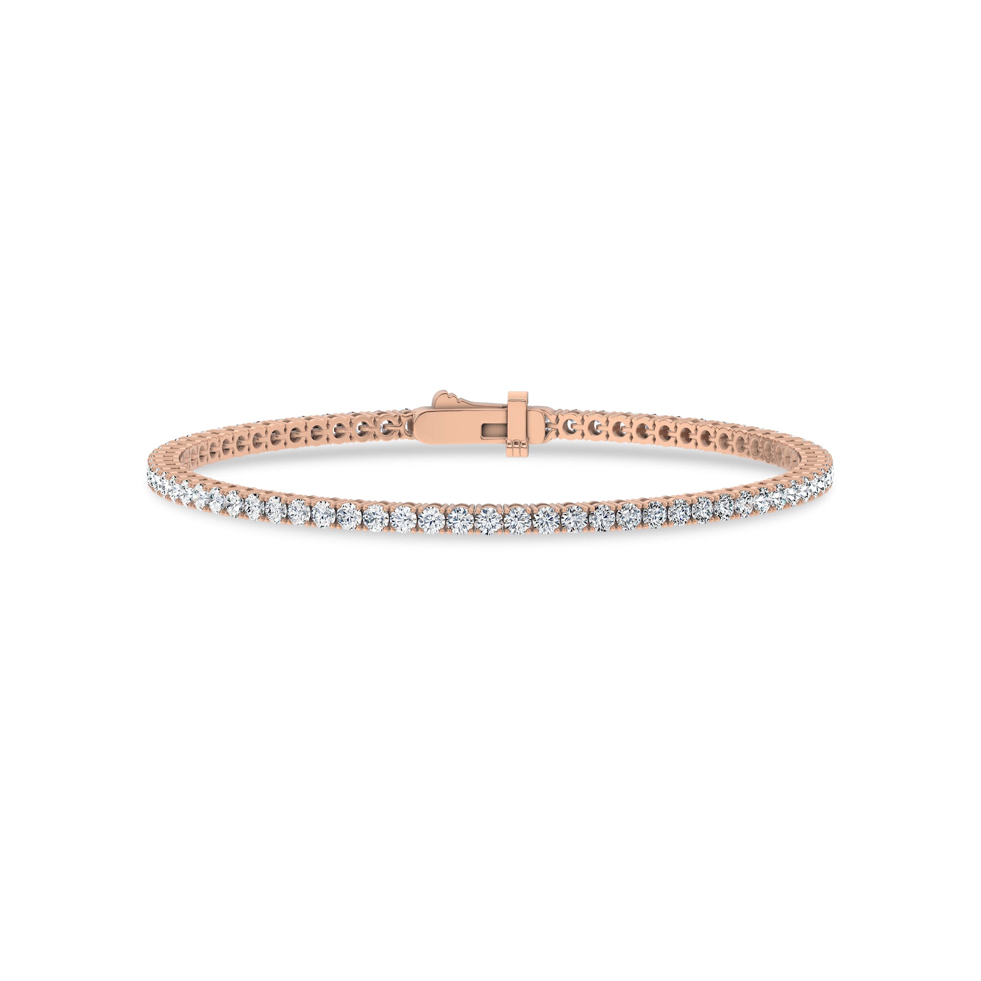 Four-Prong Diamond Tennis Bracelet (3 ct. tw.) - 7.5 In.