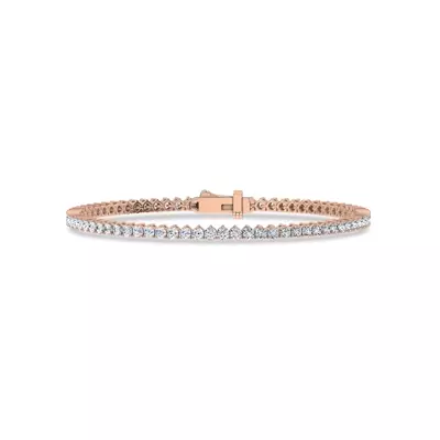 Three-Prong Lab Diamond Tennis Bracelet (3 ct. tw.) - 7.5 In.