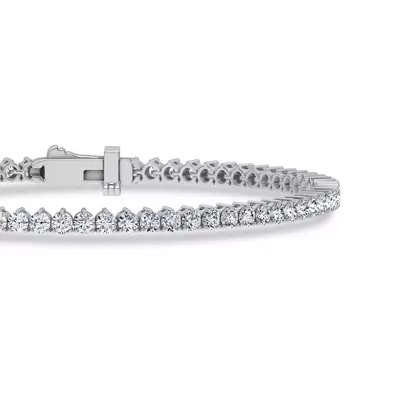 Three-Prong Diamond Tennis Bracelet (3 ct. tw.) - 7.5 In.