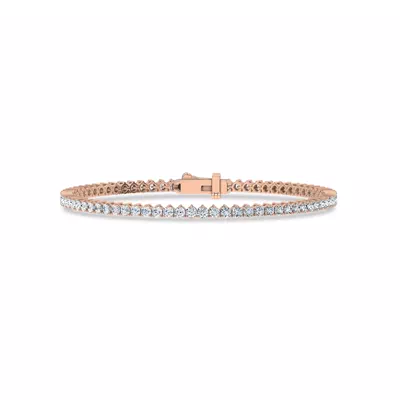 Three-Prong Lab Diamond Tennis Bracelet (3 ct. tw.) - 7.5 In.