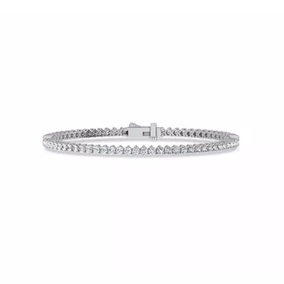 Three-Prong Lab Diamond Tennis Bracelet (3 ct. tw.) - 7.5 In.