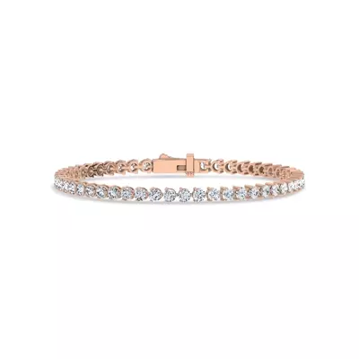 Three-Prong Diamond Tennis Bracelet (4 ct. tw.) - 7.5 In.