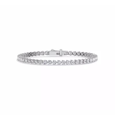 Three-Prong Diamond Tennis Bracelet (4 ct. tw.) - 6.5 In.
