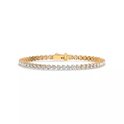 Three-Prong Diamond Tennis Bracelet (4 ct. tw.) - 7.5 In.