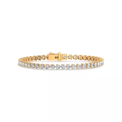 Three-Prong Diamond Tennis Bracelet (5 ct. tw.) - 7.5 In.