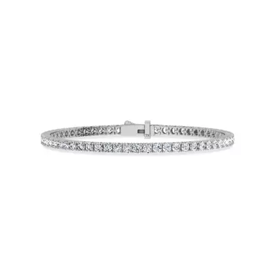 The Everyday Lab Diamond Silver Tennis Bracelet (5 ct. tw.)