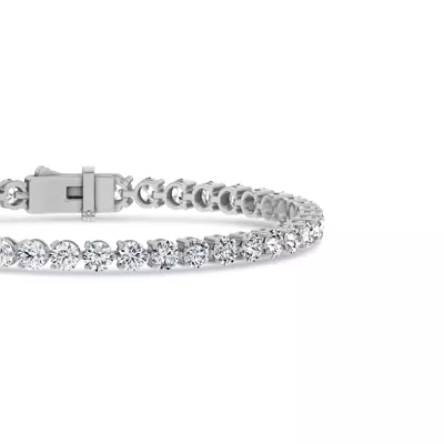 Three-Prong Lab Diamond Tennis Bracelet (7 ct. tw.) - 6.5 In.