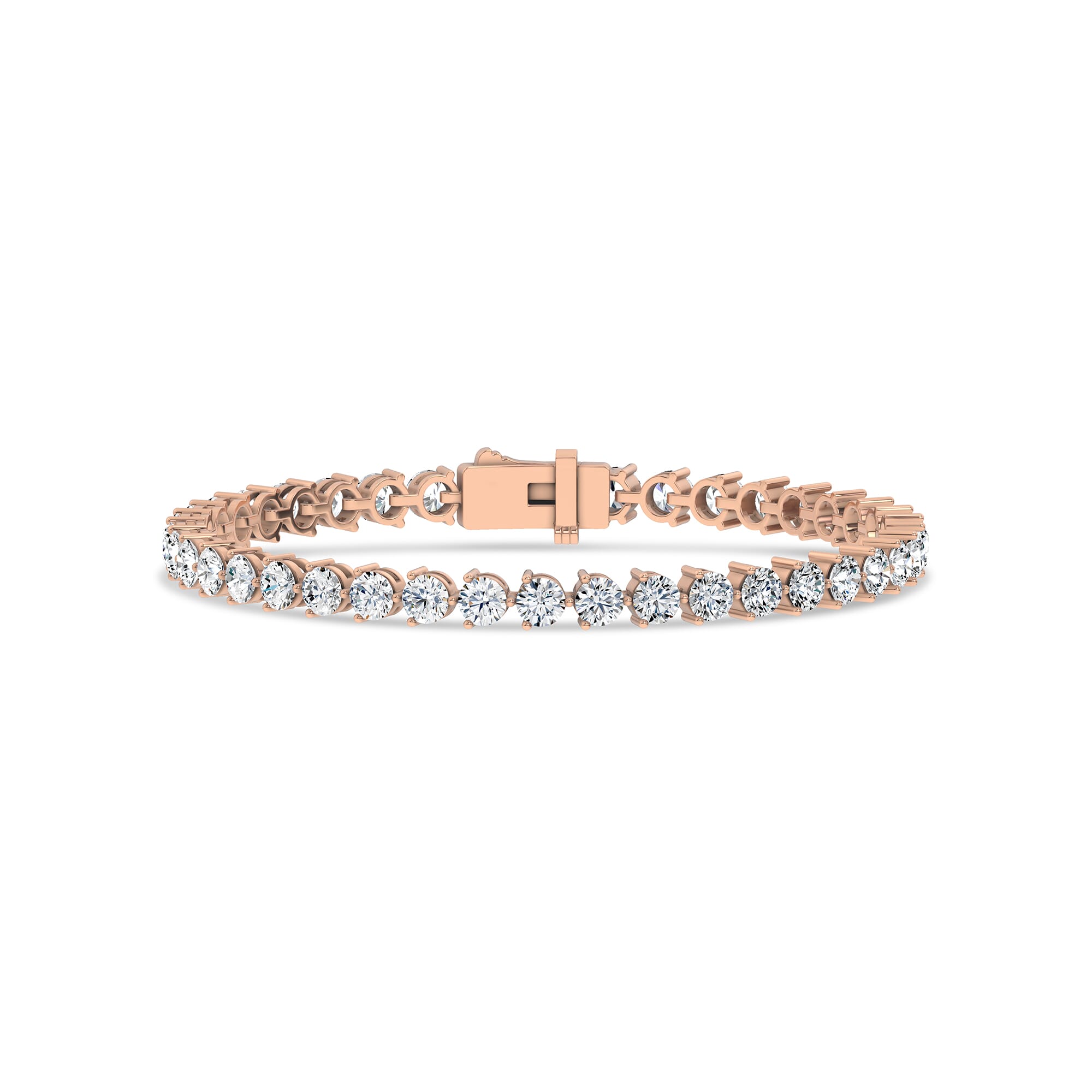 Three-Prong Diamond Tennis Bracelet (8 ct. tw.) - 6.5 In.