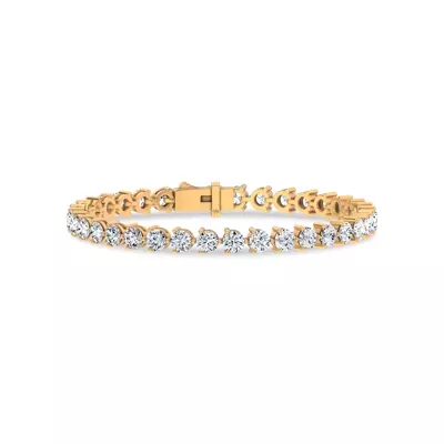 Three-Prong Lab Diamond Tennis Bracelet (9 ct. tw.) - 7.5 In.