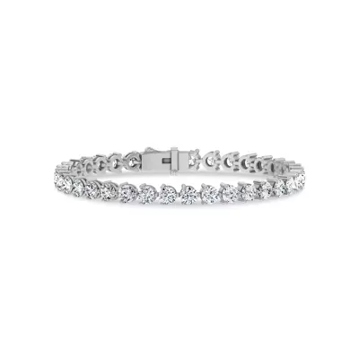 Three-Prong Diamond Tennis Bracelet (9 ct. tw.) - 6.5 In.
