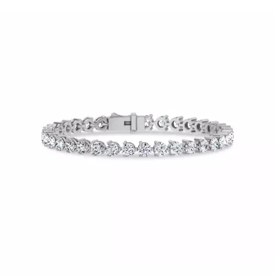 Three-Prong Lab Diamond Tennis Bracelet (9 ct. tw.) - 6.5 In.