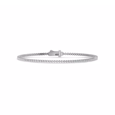 Three-Prong Diamond Tennis Bracelet (1ct. tw.) - 7.5 In.