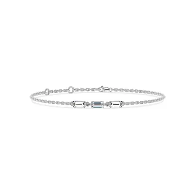 Staccato Baguette Lab Diamond Bracelet by Christian Siriano