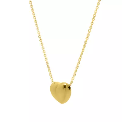 Mini Puff Heart Necklace