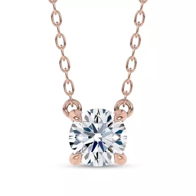 C-Prong Pavé Lab Diamond Pendant (½ ct. tw.) by Christian Siriano