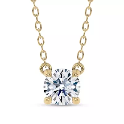 C-Prong Pavé Lab Diamond Pendant (½ ct. tw.) by Christian Siriano