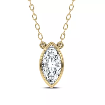 Maravina Bezel Lab Pendant by Christian Siriano