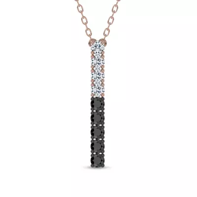 Midnight Noir Lab Diamond Necklace by Christian Siriano