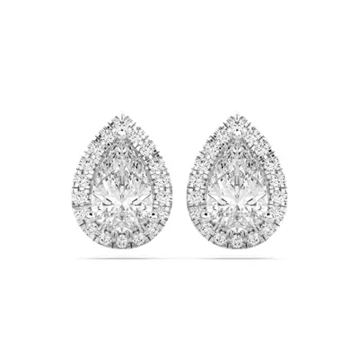Bellara Pear-Shaped Lab Diamond Halo Earrings (3.60 ct. tw.)