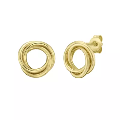 Infinity Loop Stud Earrings