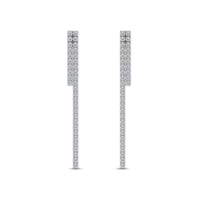 Ligne Duo Lab Diamond Drop Earrings