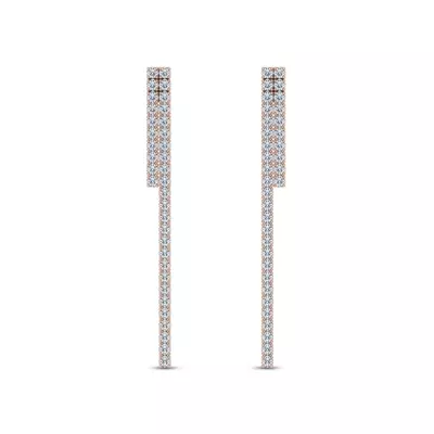 Ligne Duo Diamond Drop Earrings